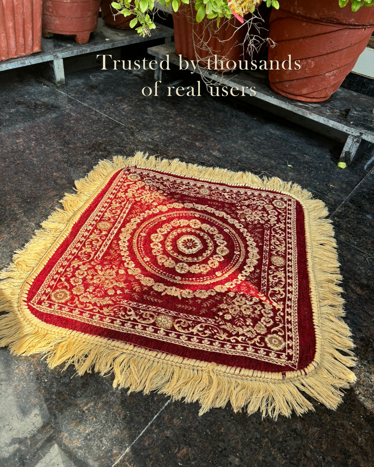 Multipurpose Decorative Sitting Prayer Square Mat